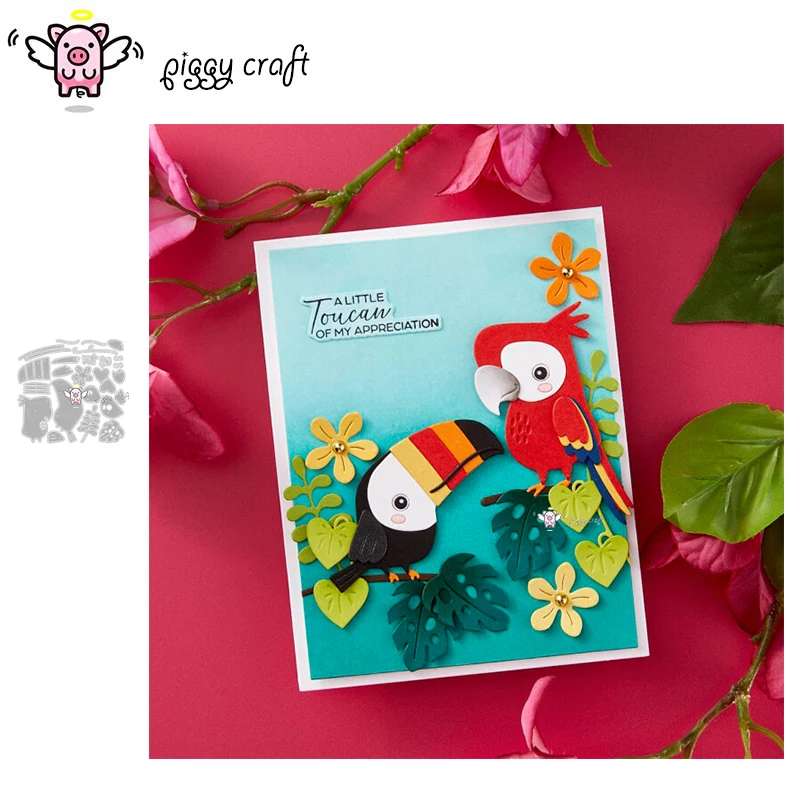 Piggy Craft metal cutting dies - Plant Parenthood recension och pris