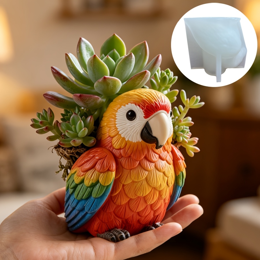 Parrot Succulent Flower Pot Re - Plant Parenthood recension och pris