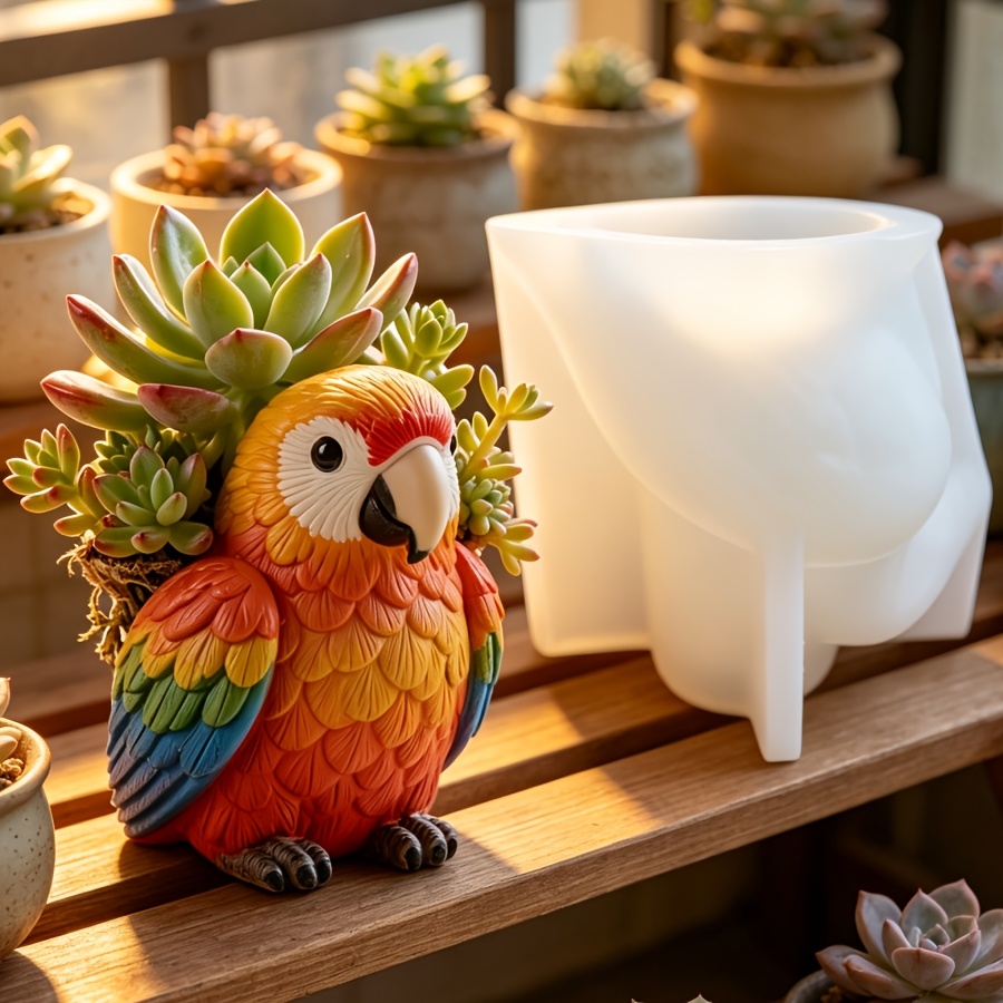 Parrot Succulent Flower Pot Re - Plant Parenthood recension och pris